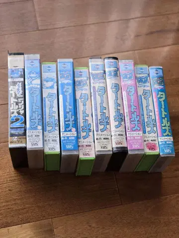 미턴트 터틀즈 VHS 10개 세트 렌탈