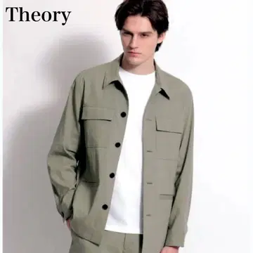 Theory 띠어리 밀리터리 자켓 카키 XS