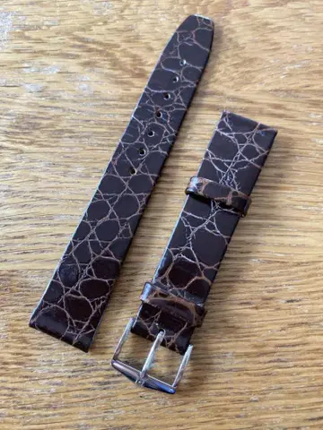 [새상품급] HIRSCH 히르쉬 Crocograin 크로코그레인 18mm