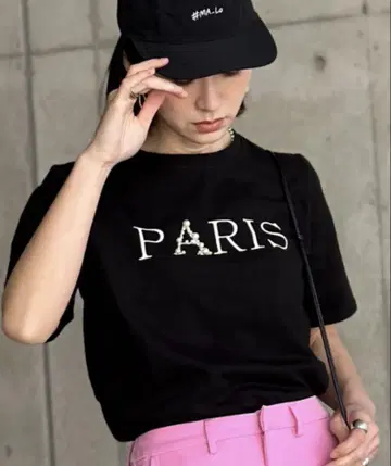 미사용 새상품 deux amour PARIS T 블랙