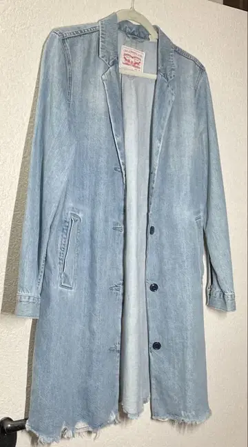 LEVI'S 데님 롱 코트