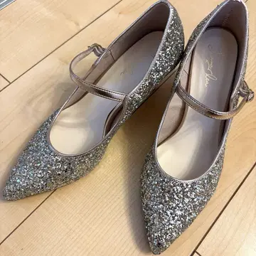 [새상품급!] 라우나레아 7cm 스틸레토 메리 제인 펌프스 23cm