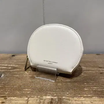 JOUET J7251 동그라미 접이식 지갑 아이보리