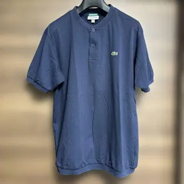 라코스테 헨리넥 티셔츠 네이비 XL EXCLUSIVE