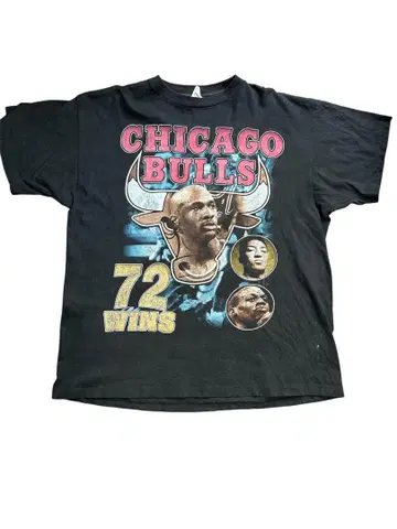 레어 1996 NBA 시카고 티셔츠