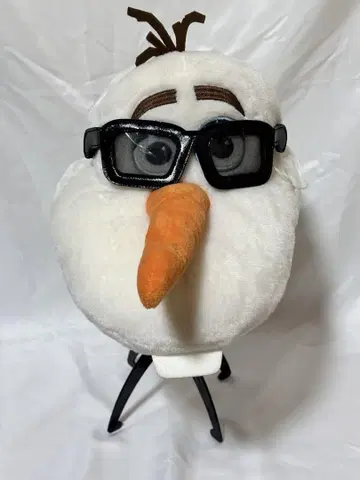 디즈니 올라프 봉제 인형 모자