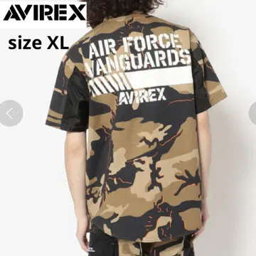 [AVIREX] 퓨처 카모플라쥬 콤비네이션 셔츠 XL