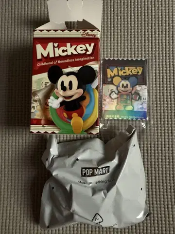 POP MART 미키 디즈니 피규어