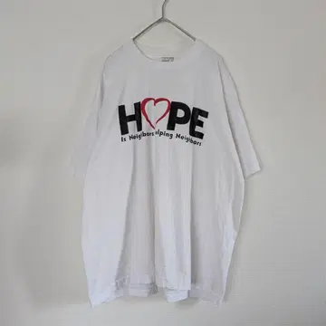 90s USA 제작 HOPE 티셔츠 싱글 스티치 XL