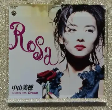 [미사용 새상품] 나카야마 미호 싱글 자켓 키링 ROSE