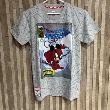 디즈니 100주년 미키마우스 스파이더맨 티셔츠 MARVEL