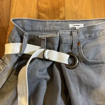 nvetokki 랩 데님 XS 그레이 청바지
