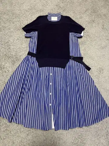 sacai SCW-019 니트 절개 원피스
