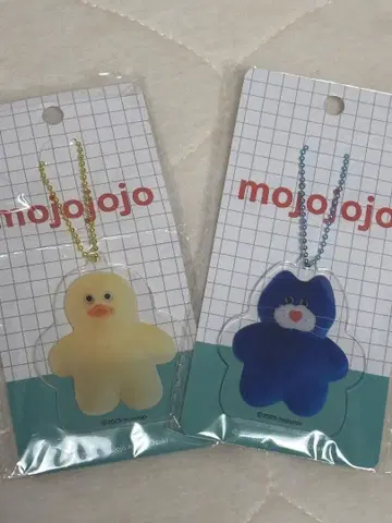 mojojojo 아크릴 키링 파랑 고양이, 오리