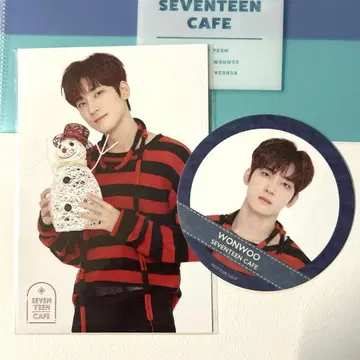 SVENTEEN 원우 포토 카드 코스터