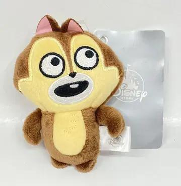 디즈니 스토어 봉제 인형 키체인 니시무라 유우지 그림 칩 2022