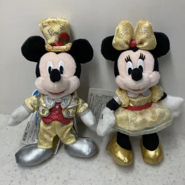 미키&미니 30주년 인형 배지 세트