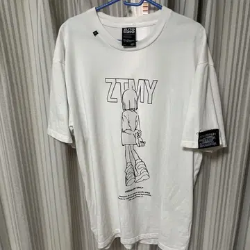 계속 한밤중이면 좋을 텐데. t셔츠 niratee XL
