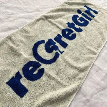 [새상품급] reGretGirl 로고 타월 리그레트걸 밴드