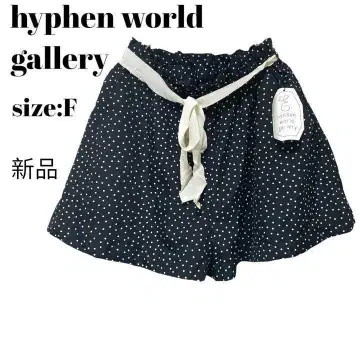 새상품 E hyphen world gallery 팬츠 F 도트 큐롯