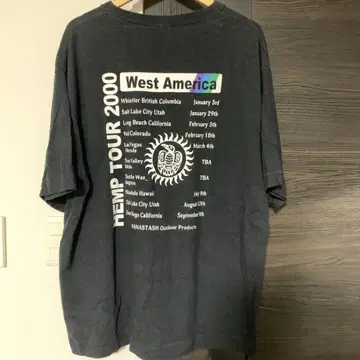 MANASTASH 마나스타쉬 티셔츠 HEMP TOUR 2000