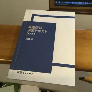 사법시험 카토 세미나 2023 기초문제 연습 텍스트 형법