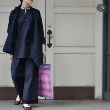 dosa / mandarin jacket dark blue