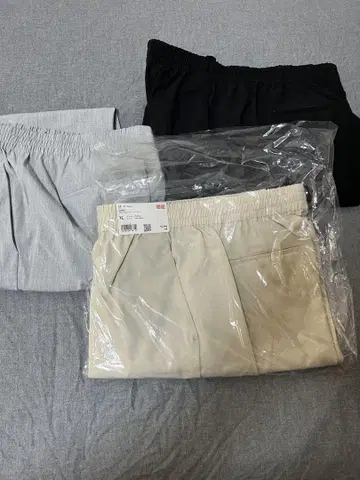 UNIQLO 와이드 스트레이트 팬츠 3세트