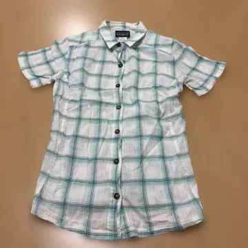 133 Patagonia 체크 무늬 반팔 셔츠 Women's 4