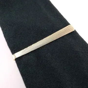 영국제 넥타이핀 아르데코 방사형 무늬 64mm 골드 새상품급
