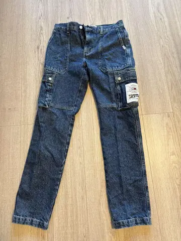 TOMMY JEANS 카고 팬츠 28-32 다크 블루