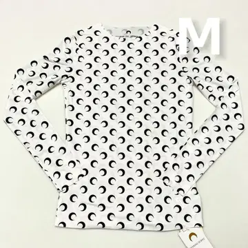 MARINE SERRE 달 무늬 긴팔 티셔츠 M