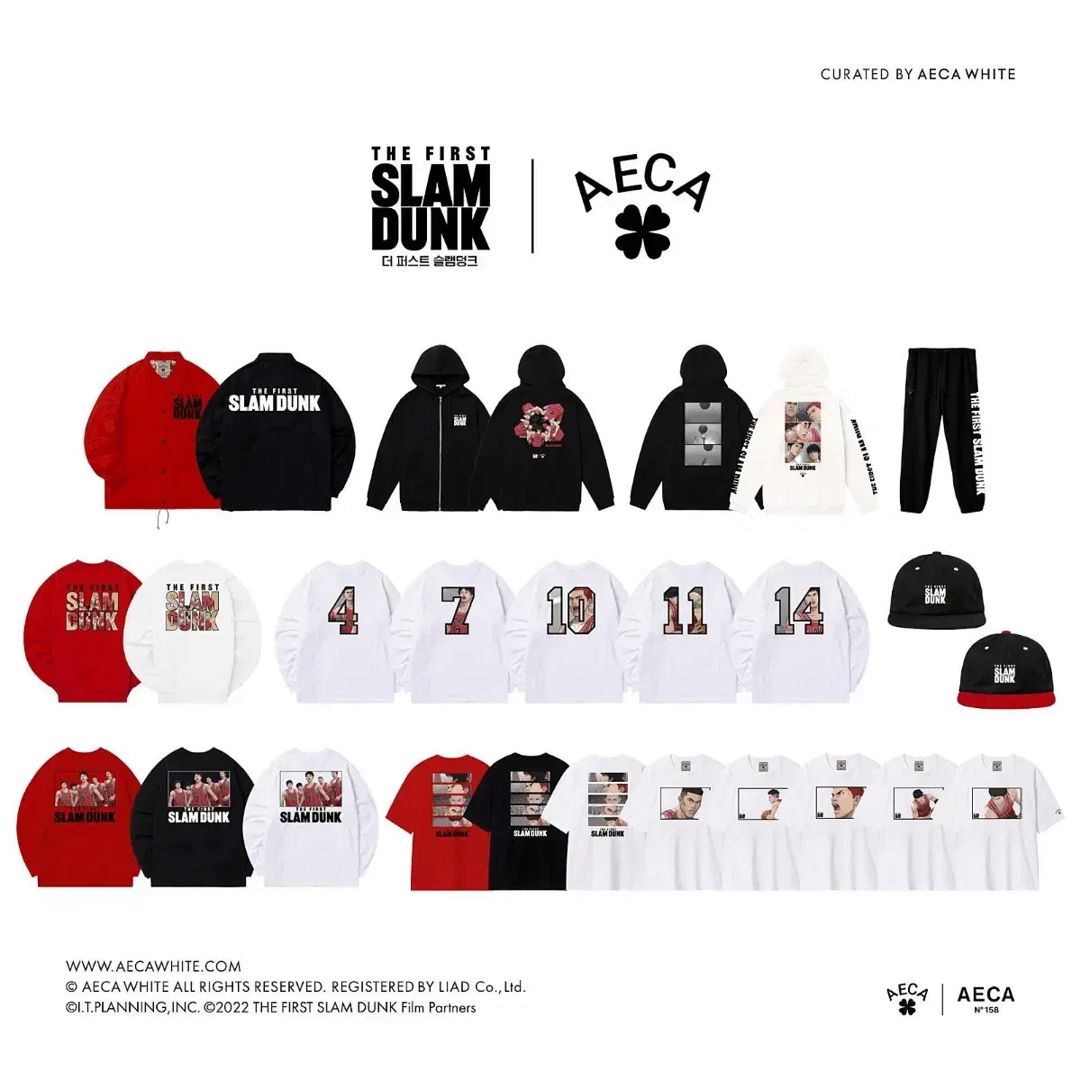 SLAM DUNK 韓国 AECA Coach Jacket The First Slam Dunk X AECA Official Pop Up Graphic Coach
