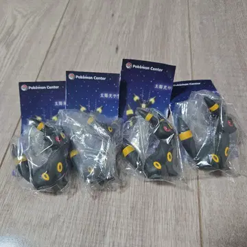 포켓몬 센터 가챠가챠 축광 블래키 4개 세트