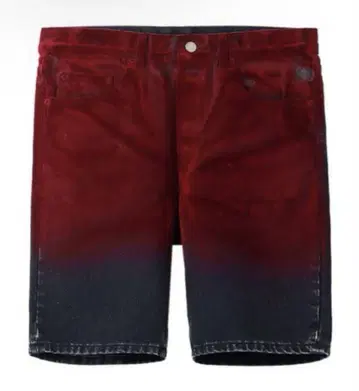 존 로렌스 설리반 FLOC PRINTED DENIM SHORTS