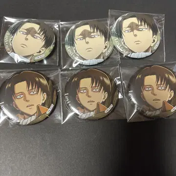 리바이 WIT STUDIO 캔뱃지 6개 세트