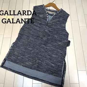 가을 GALLARDAGALANTE 트위드 베스트 갈리아르다갈란테