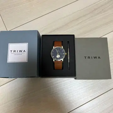 TRIWA FALKEN 시계 브라운 가죽 새상품
