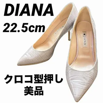 새상품급 인기 DIANA 악어 엠보싱 펌프스 하이힐 22.5cm