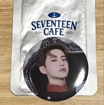미사용 새상품 SEVENTEEN Cafe 서울 호시 캔뱃지