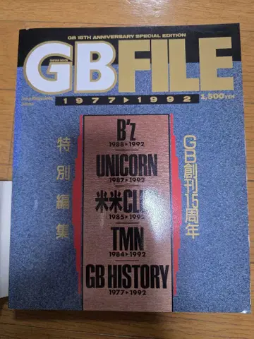 TMNETWORK GB FILE 1977-1992 15주년 특별 편집
