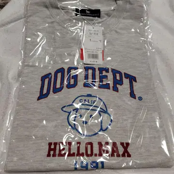 DOG DEPT 남성용 티셔츠 사이즈 L 미사용 새상품 택 포함