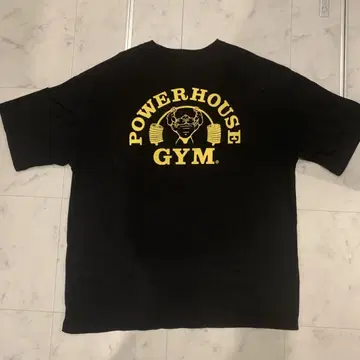 POWERHOUSE GYM & LYFT 티셔츠 L 사이즈 블랙