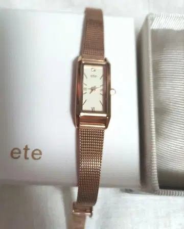 ete 에테 손목시계 주얼리 워치 다이아 부착 [새상품급]