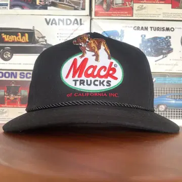새상품 캡 MACK trucks 블랙 트래커캡
