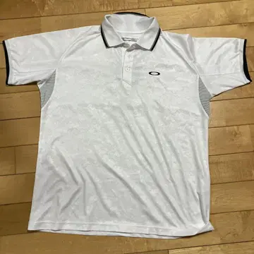 OAKLEY 화이트 피케 셔츠 L