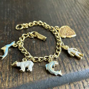 세련된! Vintage 알래스카 souvenir 팔찌