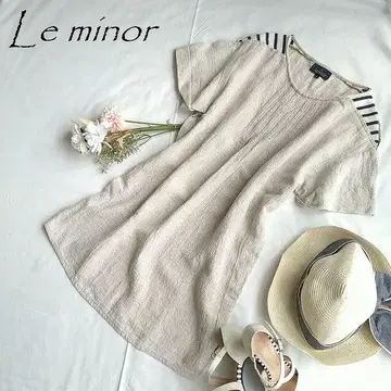 Le minor 르미노아 린넨 프랑스 튜닉 원피스 16052