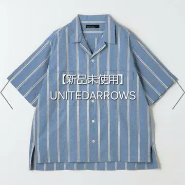 [미사용 새상품] UNITEDARROWS 오픈 카라 셔츠