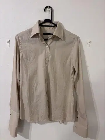RALPH LAUREN 베이지 긴팔 셔츠 여성 11호